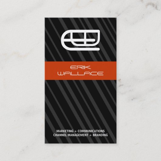 モノグラムの名刺 名刺 (正面)