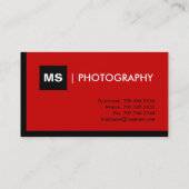 モノグラムの名刺 名刺 (裏面)