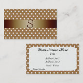 モノグラムの名刺 名刺 (正面/裏面)