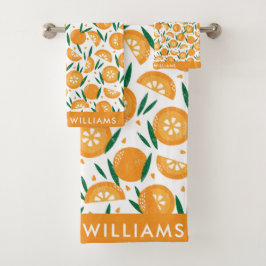 モノグラムの名前入り バスタオルセット