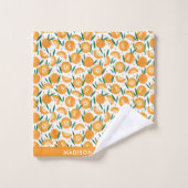 モノグラムの名前入り バスタオルセット (ウォッシュタオル)