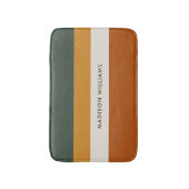 モノグラムの名前入り バスマット (正面縦)