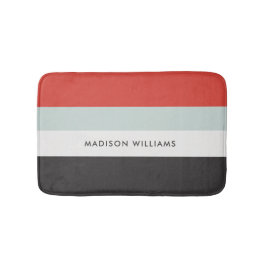 モノグラムの名前入り バスマット