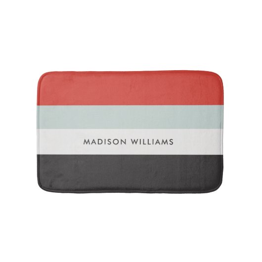 モノグラムの名前入り バスマット (正面)