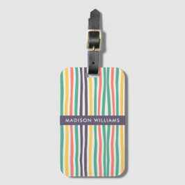 モノグラムの名前入り ラゲッジタグ