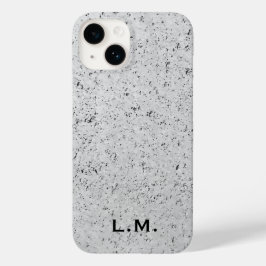 モノグラムの図解入りの、写真付きのConcrete iPhone Case Case-Mate iPhone 14ケース