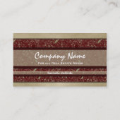 モノグラムの大理石の不動産の写真の名刺6 名刺 (裏面)