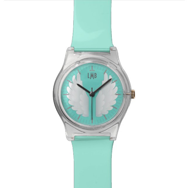 モノグラムの天使の翼 腕時計 (ディテール)