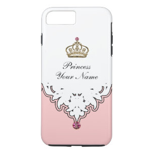 モノグラムの女王の王冠 iPhone 8 PLUS/7 PLUSケース