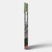 モノグラムの孔雀の羽のブラックベリーのはっきりしたな箱 Case-Mate iPhoneケース (裏面 / 左)