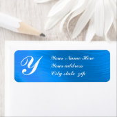 モノグラムの差出人住所ラベル ラベル (インサイチュ)