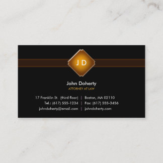 モノグラムの弁護士-名刺 名刺