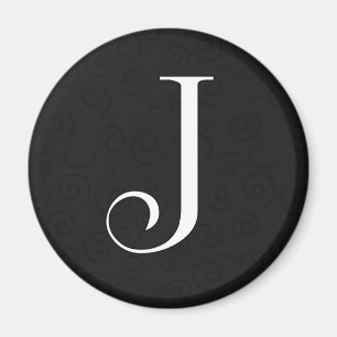 モノグラムの手紙J マグネット