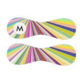 モノグラムの新しい背ストライプの景 野球ボール (パネル)