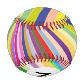 モノグラムの新しい背ストライプの景 野球ボール (裏面)