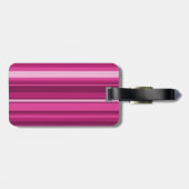 モノグラムの明るい赤紫色は縞で飾ります ラゲッジタグ (裏面横)