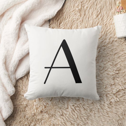モノグラムの枕に文字を入れて下さい クッション (ブランケット)