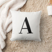 モノグラムの枕手紙"A " クッション (ブランケット)