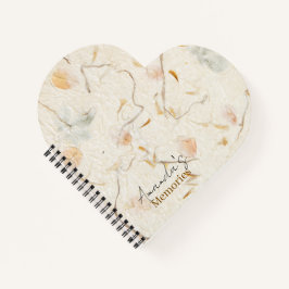 モノグラムの桑の紙美しい思い出 ノートブック