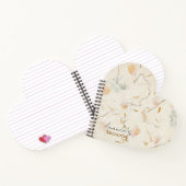 モノグラムの桑の紙美しい思い出 ノートブック (内部)