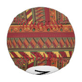 モノグラムの民族的背景 野球ボール (裏面)