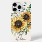 モノグラムの水彩ヴィンテージひま素朴わり Case-Mate iPhoneケース (裏面)