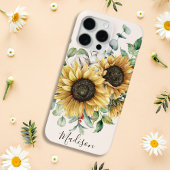 モノグラムの水彩ヴィンテージひま素朴わり Case-Mate iPhoneケース