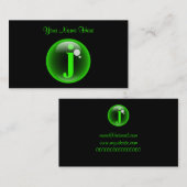 モノグラムの泡J 名刺 (正面/裏面)