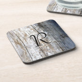 モノグラムの流木 コースター (左側)