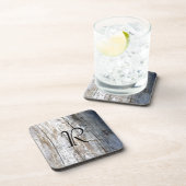 モノグラムの流木 コースター (右側)