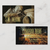 モノグラムの溶接 名刺 (正面/裏面)