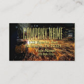 モノグラムの溶接 名刺 (裏面)