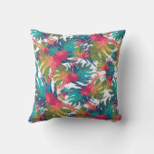 モノグラムの熱帯花の装飾用クッション クッション (裏面)