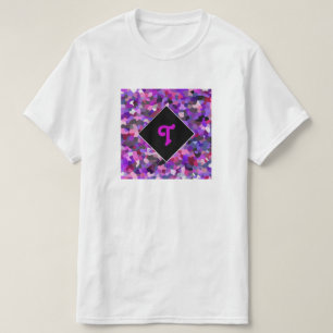 モノグラムの紙吹雪 Tシャツ