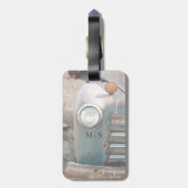 モノグラムの素朴国のピックアップ ラゲッジタグ (裏面縦)