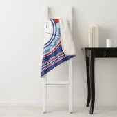 モノグラムの航海のなロゴのいかりの車輪の舵輪のモットー シェルパブランケット (インサイチュ)