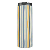 モノグラムの色付き線のスクリプト タンブラー (裏面)