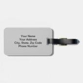 モノグラムの荷物のラベル ラゲッジタグ (裏面横)