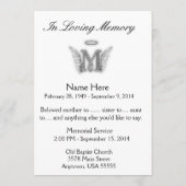 モノグラムの記念の捧げ物の手紙M プログラム (裏面)