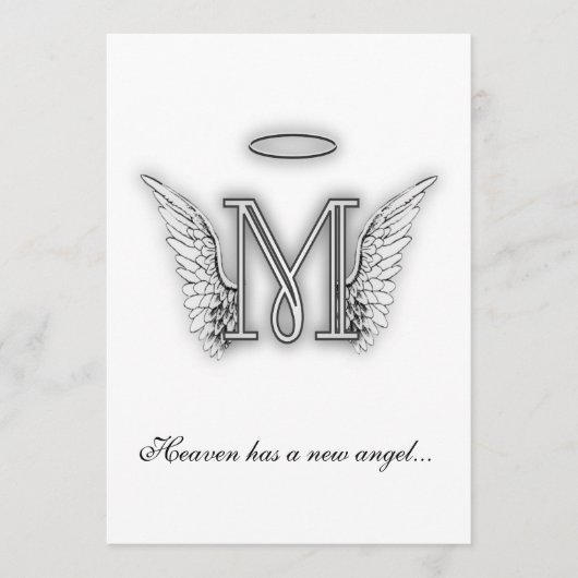 モノグラムの記念の捧げ物の手紙M プログラム (正面)