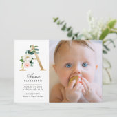 モノグラムの誕生の発表 案内状 (スタンド正面)