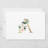 モノグラムの誕生の発表 案内状 (裏面)