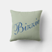 モノグラムの豪奢な黒PAPILLON クッション (裏面)