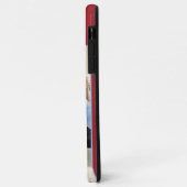 モノグラムの赤のコラージュ7枚 Case-Mate iPhoneケース (裏面/左)