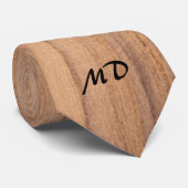 モノグラムの軽い木製のタイ ネクタイ (ロール)