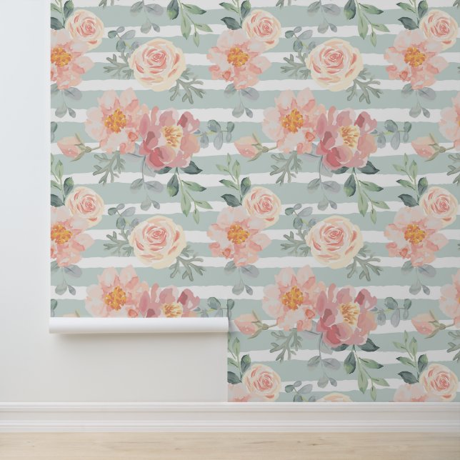 モノグラムの追加 |アリシアバラストライプパターン 壁紙 (アプリケーション)