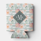 モノグラムの追加 |アリシアバラストライプパターン 缶クーラー (裏面)