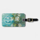 モノグラムの追加|ウォーターリリー池 ラゲッジタグ (正面横)