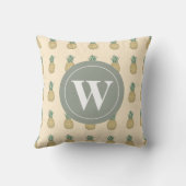 モノグラムの金パイナップル クッション (裏面)