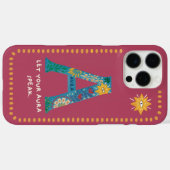 モノグラムの電話ケース – あなたのオーラを聞話く Case-Mate iPhoneケース (裏面 (横))